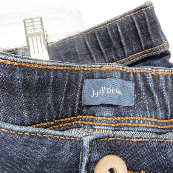 J Jill Jeans Size 24 Regular Slim Ankle Iconic Dark Wash Cotton Stretch New - Picture 6 of 16
